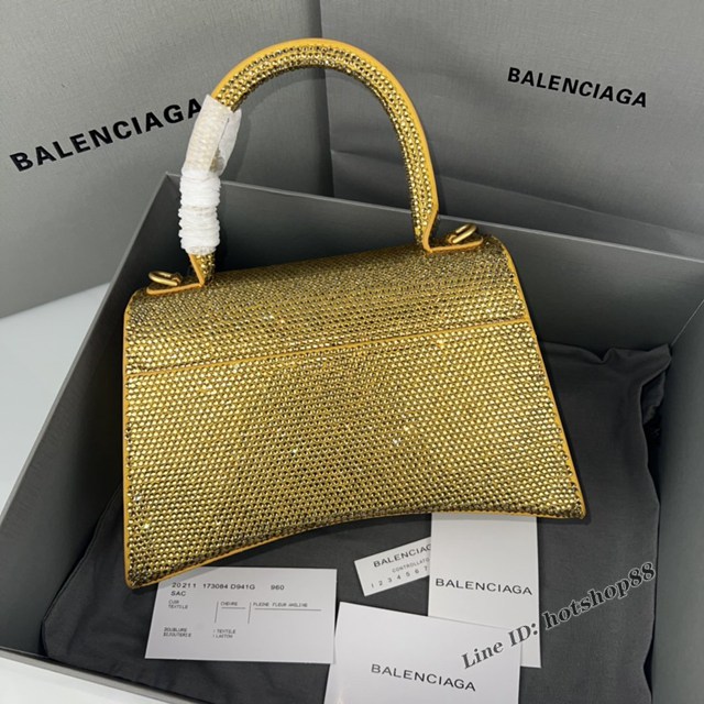 Balenciaga專櫃爆款燙磚重手工中號沙漏包手提包 巴黎世家Hourglass沙漏包 款號：8895 fyj1491